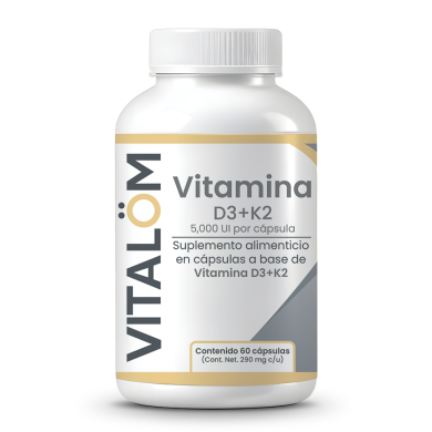Vitamina D3+K2 5,000 UI